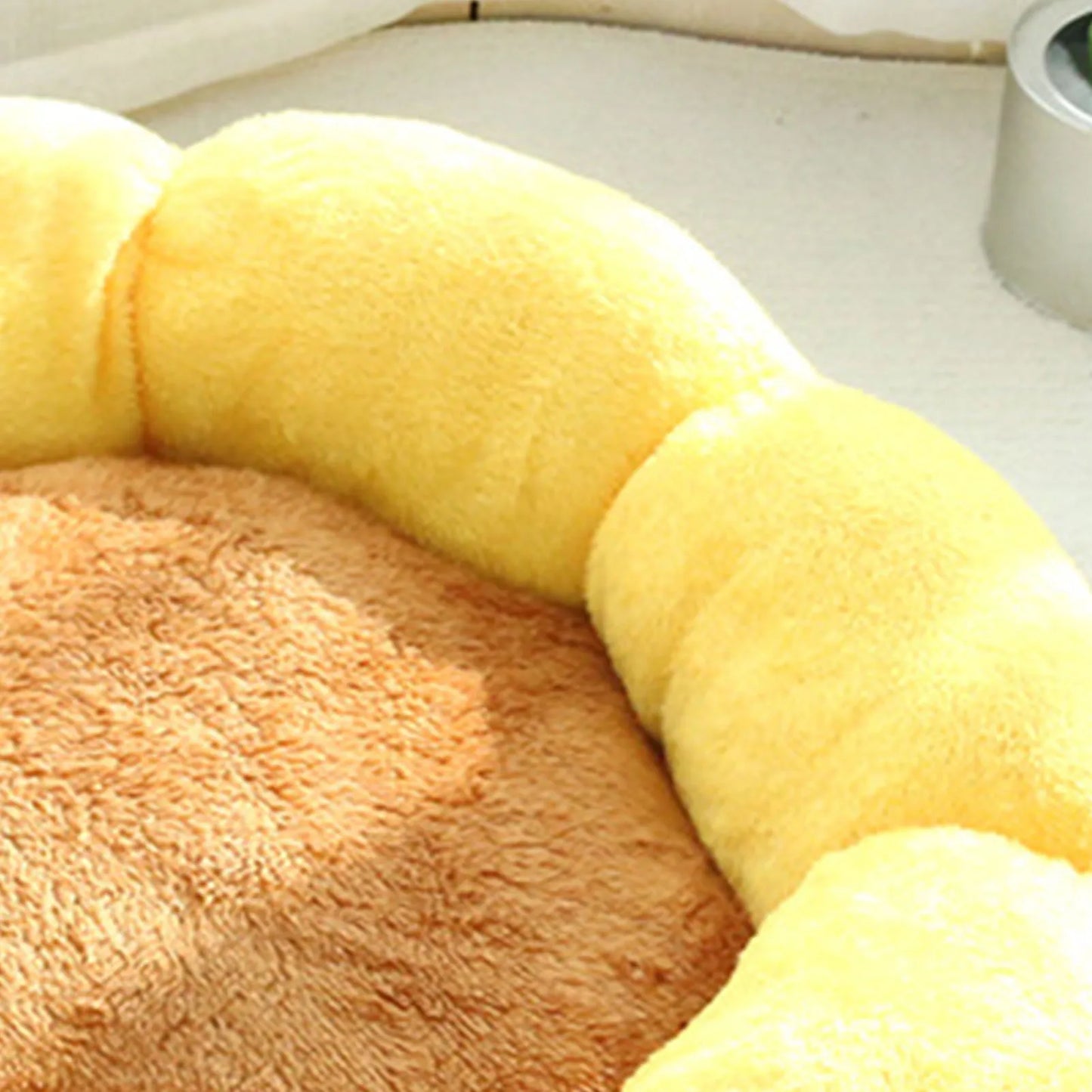 Sunflower Plush Pet Bed